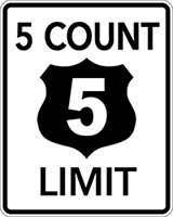 5 count limit